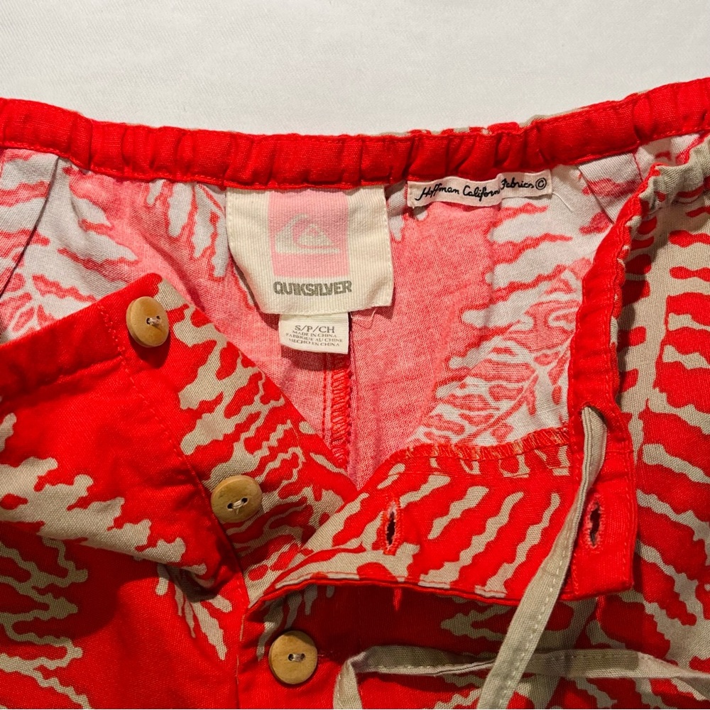 Quiksilver Hoffman California Fabrics Cotton Shorts. Size Small. NWOT - Picture 4 of 6
